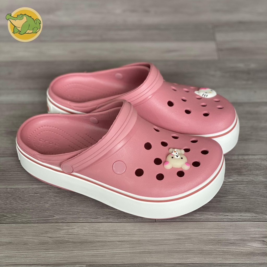 Dép CROCS PLATFORM Nữ Tăng Chiều Cao 3-4cm Êm Nhẹ, Mềm và Không Mùi