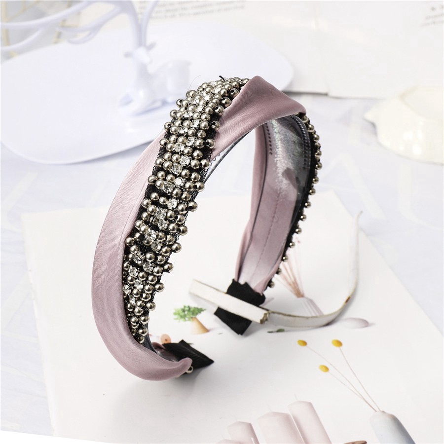 Băng đô cài tóc đính hạt phong cách Hàn Quốc thời trang cho nữ