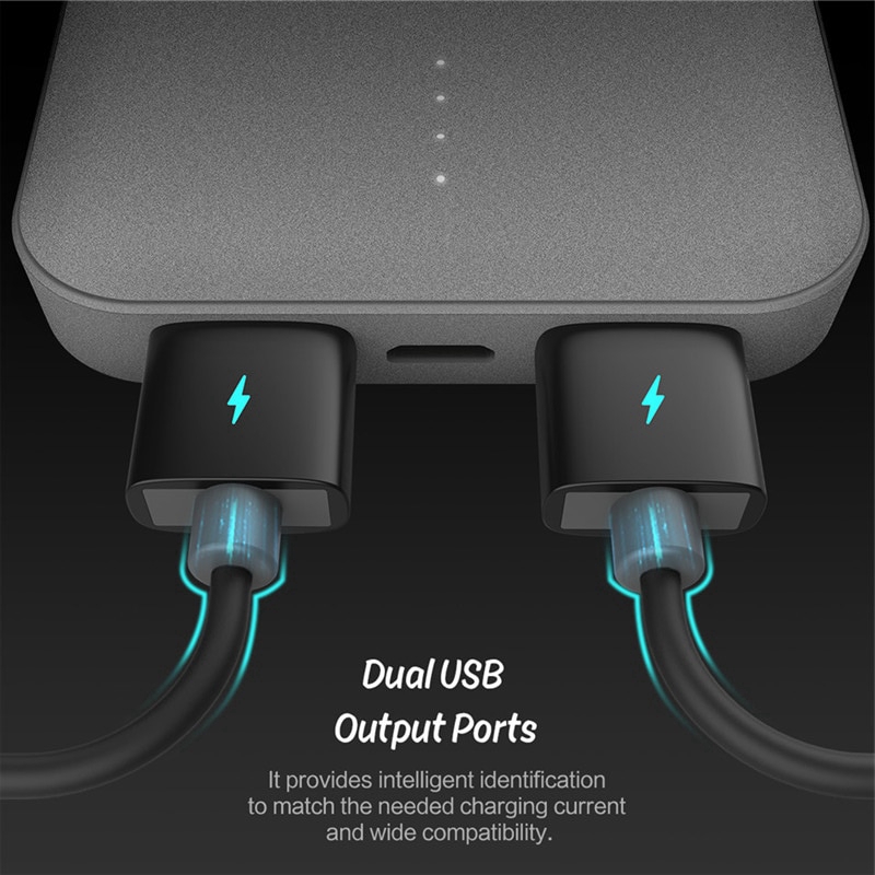 Cục sạc dự phòng Rock 10000 mAh cho iPhone Samsung Xiaomi Huawei