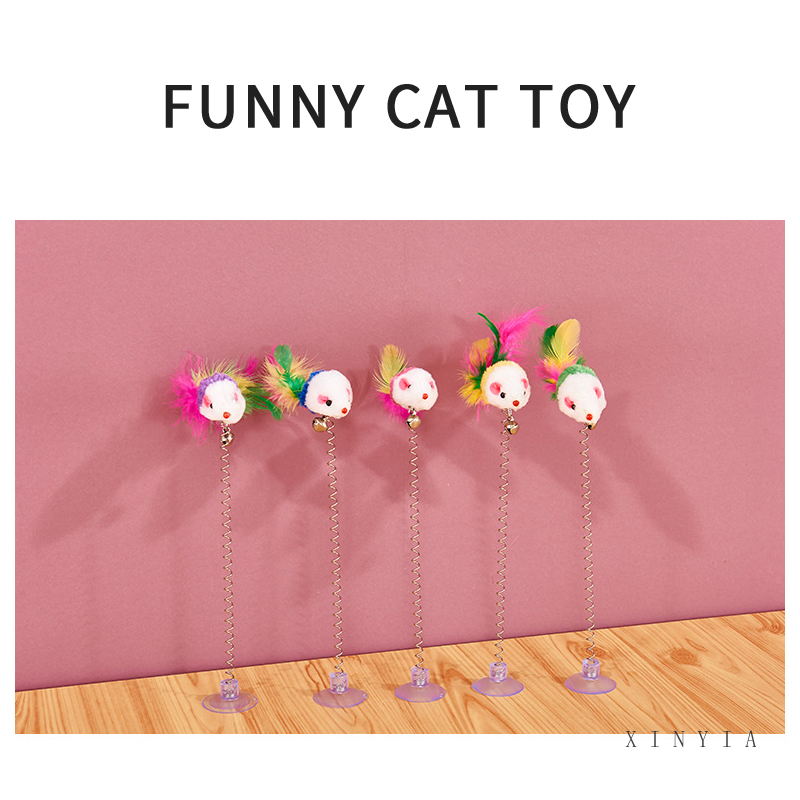 Đồ Chơi Que Gắn Lông Vũ Cho Mèo
