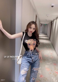 SET ÁO THUN CỌP + QUẦN JEAN