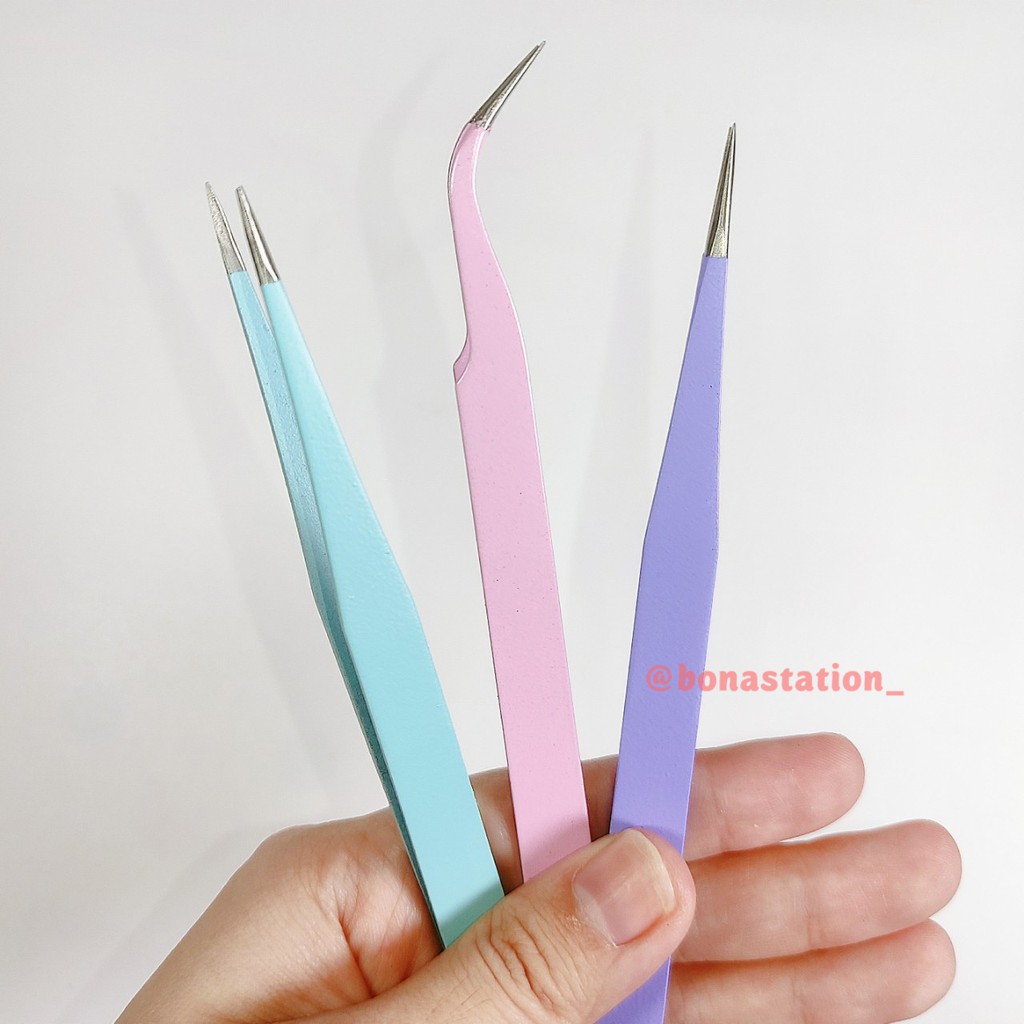 Nhíp gắp sticker hình dán tone macaron tiện lợi trang trí sổ tay bullet journal | BDS005