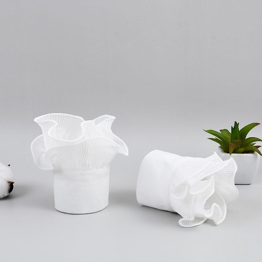 Cổ Áo Giả Hai Lớp Bằng Cotton Phối Bèo Dễ Thương Cho Bé Gái