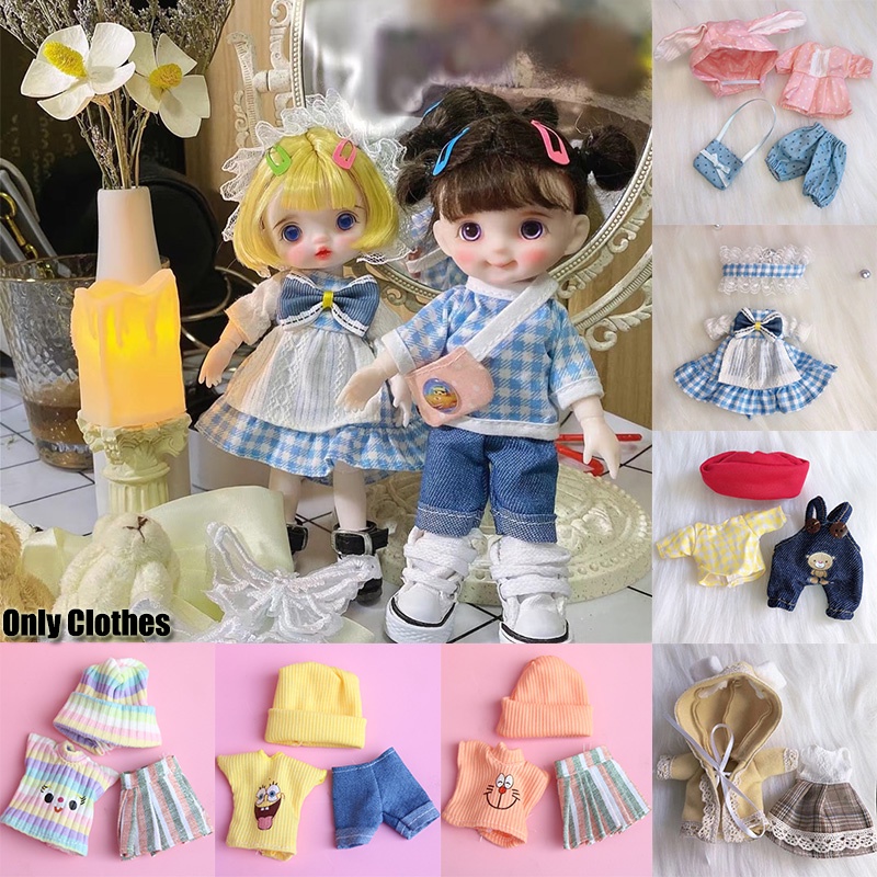 Bộ trang phục búp bê barbie nhiều mẫu tùy chọn 16cm tỉ lệ 1/12 đáng yêu OB11