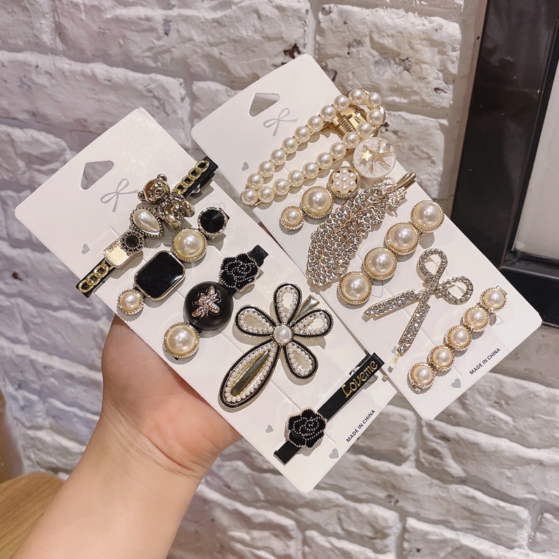 Kẹp Tóc Đính Ngọc Trai Thời Trang Với Nhiều Kiểu Dáng Tùy Chọn