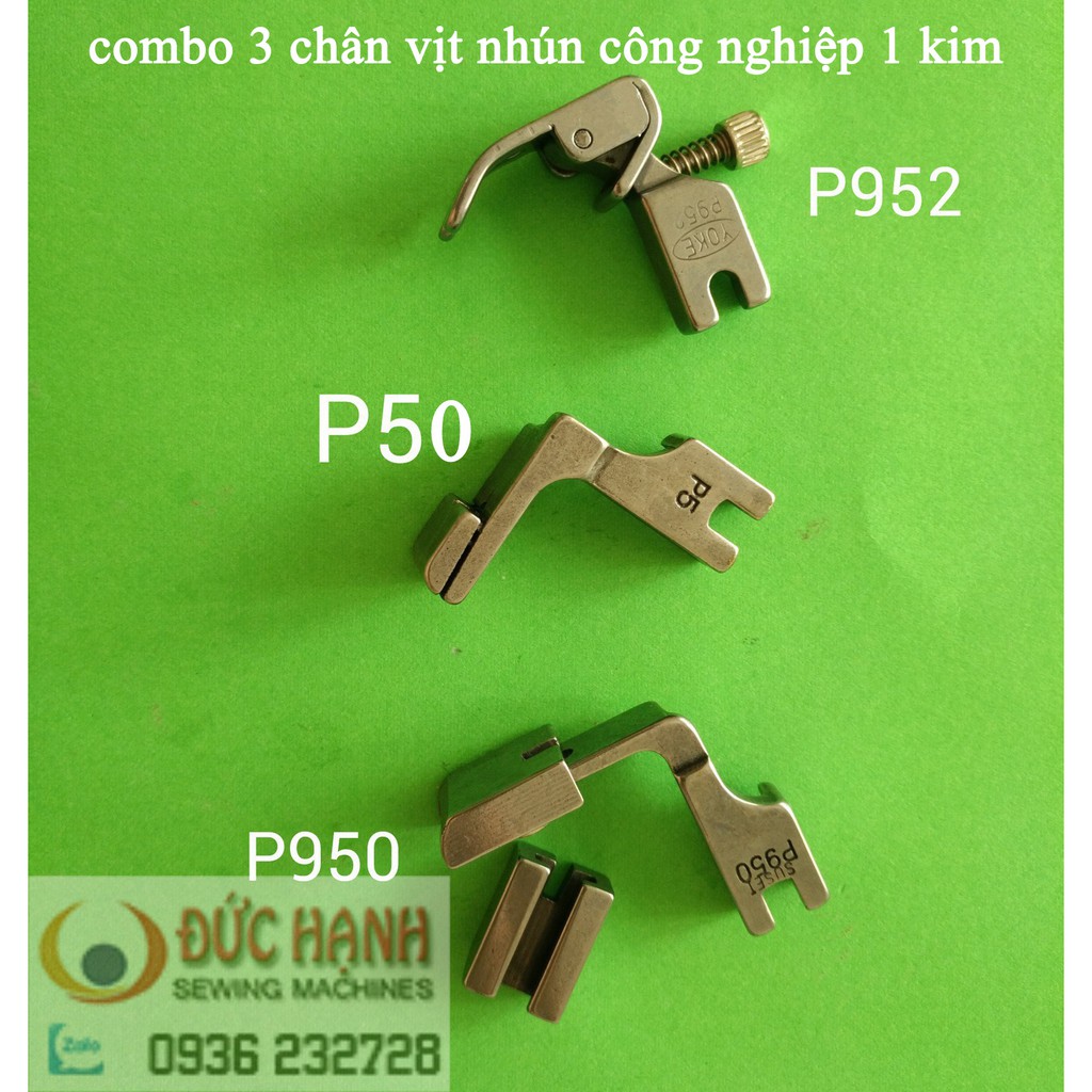 COMBO CHÂN VỊT NHÚN MÁY CÔNG NGHIỆP 1 KIM