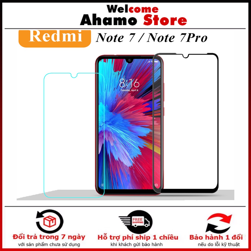 Kính Cường Lực Xiaomi Redmi 7/8/ note 7/note 8 / note 7pro/note 8 pro [FM]