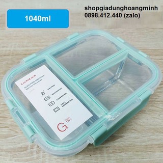 Hộp thủy tinh lock&lock 3 ngăn - hộp thủy tinh lock&lock 3 ngăn