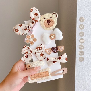 SET NHIỀU MÓN KẸP TÓC HANDMADE CHO BÉ