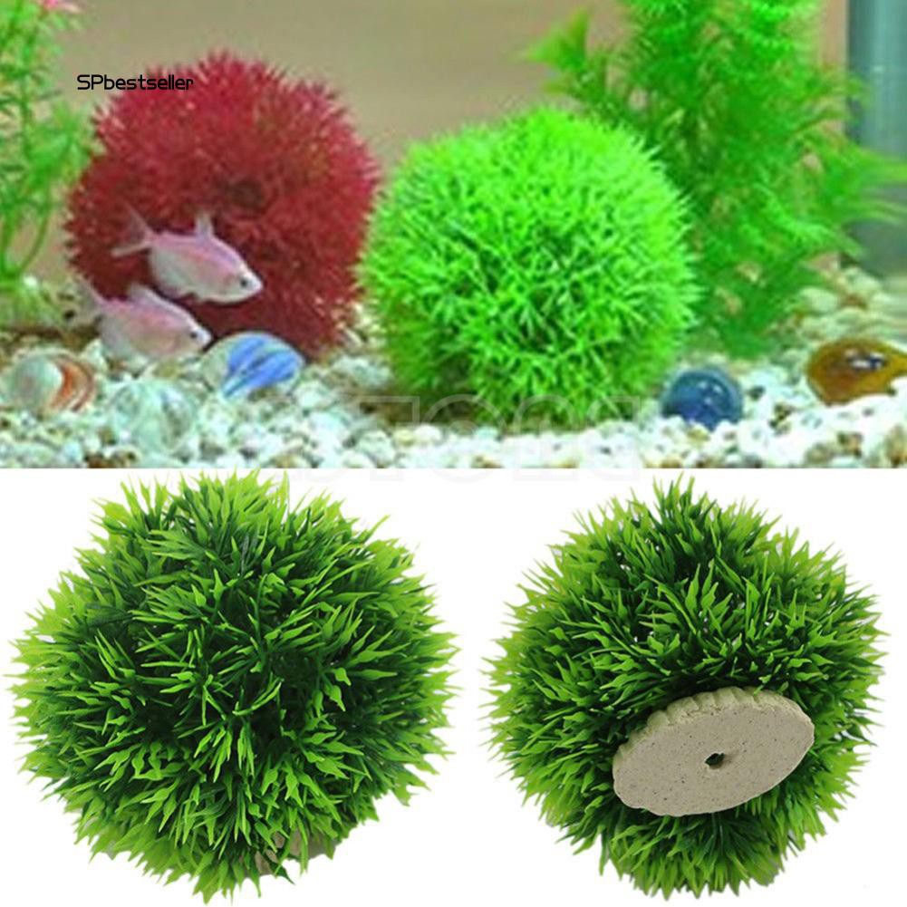 Bóng rêu giả bằng nhựa trang trí bể cá nhiều thiết kế tùy chọn