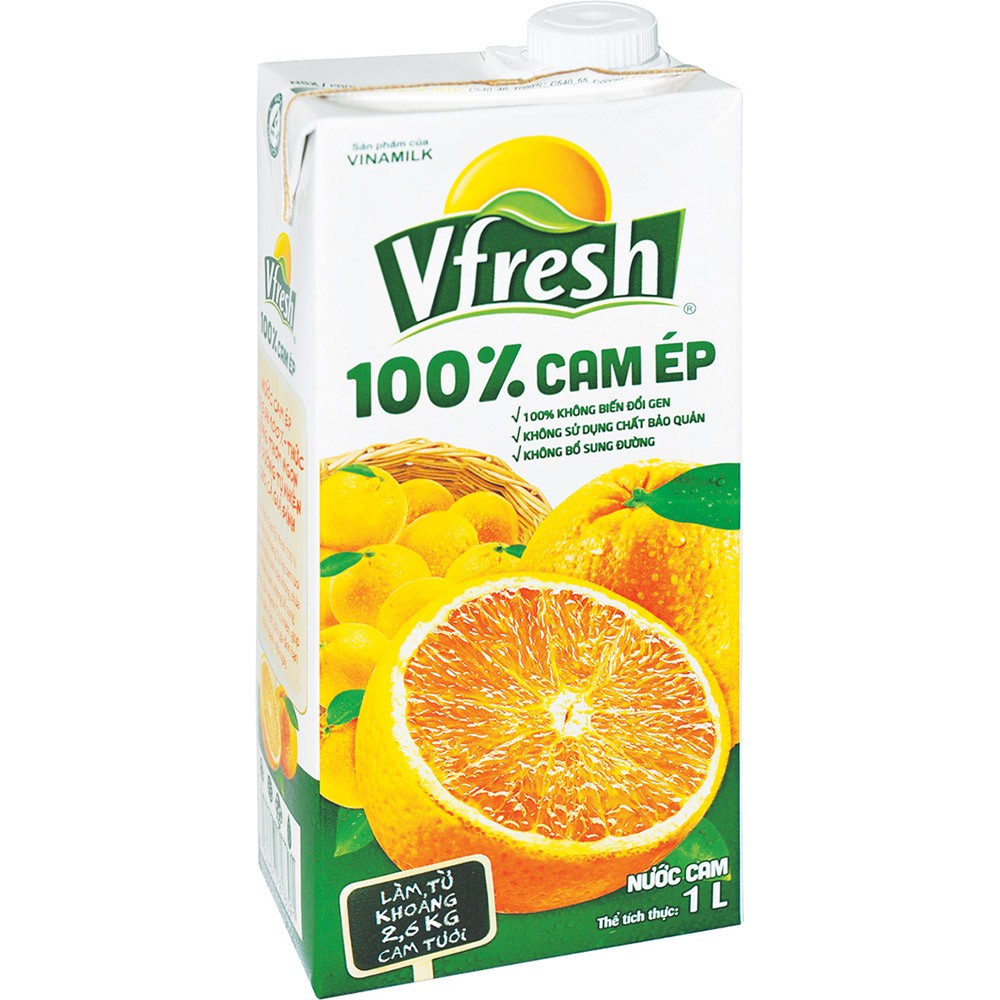 Nước ép Vfresh Cam / Táo 1L