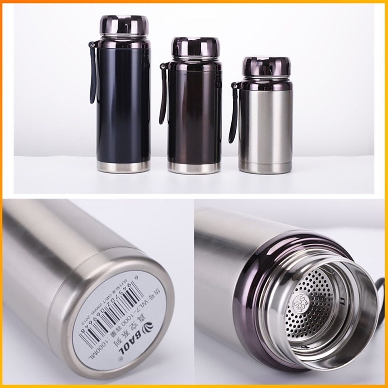 BÌNH GIỮ NHIỆT LẮP KIM CƯƠNG CAO CẤP INOX -304  - SHOP ONLINE
