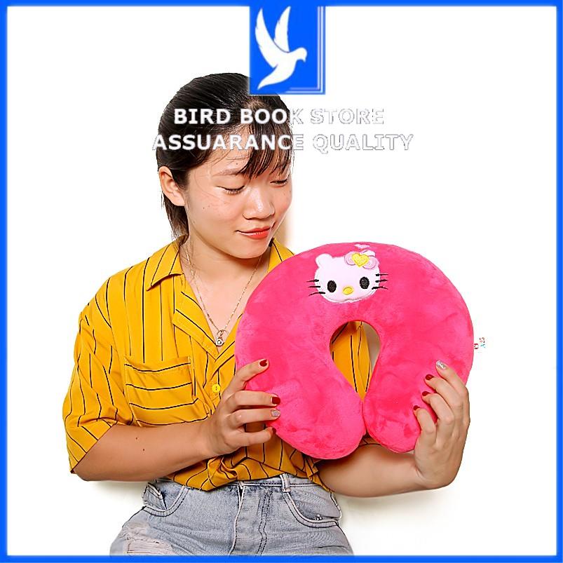 Gối chữ U ,gối tựa cổ ,kê cổ mèo kitty Bird book Bird book