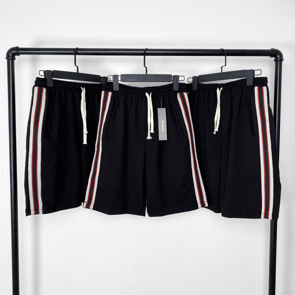 [FREE SHIP] Quần short thể thao TBG sọc đỏ , quần sooc nam nữ unisex , MSW Town