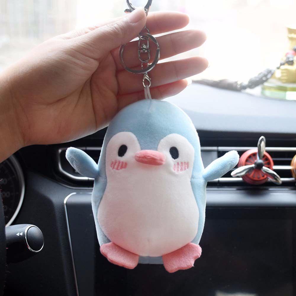 DARNELL Móc Khóa Hình Chim Cánh Cụt Nhồi Bông Dễ Thương