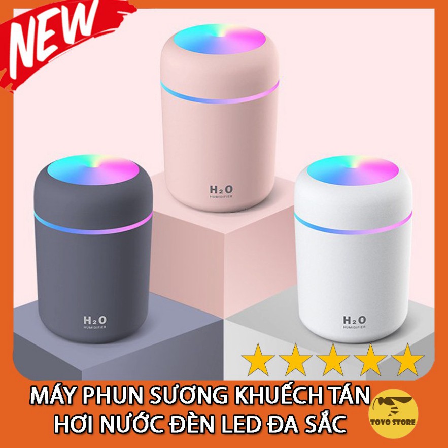 MÁY PHUN SƯƠNG KHUẾCH TÁN HƠI NƯỚC ĐÈN LED ĐA SẮC, Tránh da bị khô đem lại làn da căng đầy mỗi sáng