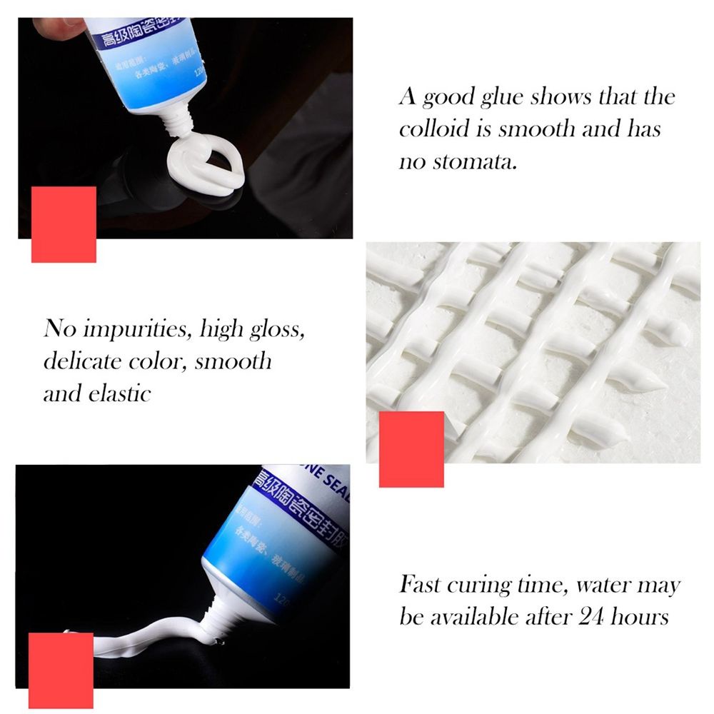 Keo dán ron gạch ngói tường trám khoảng trống chống nước cho bếp/nhà tắm 120ml nhiều màu tùy chọn