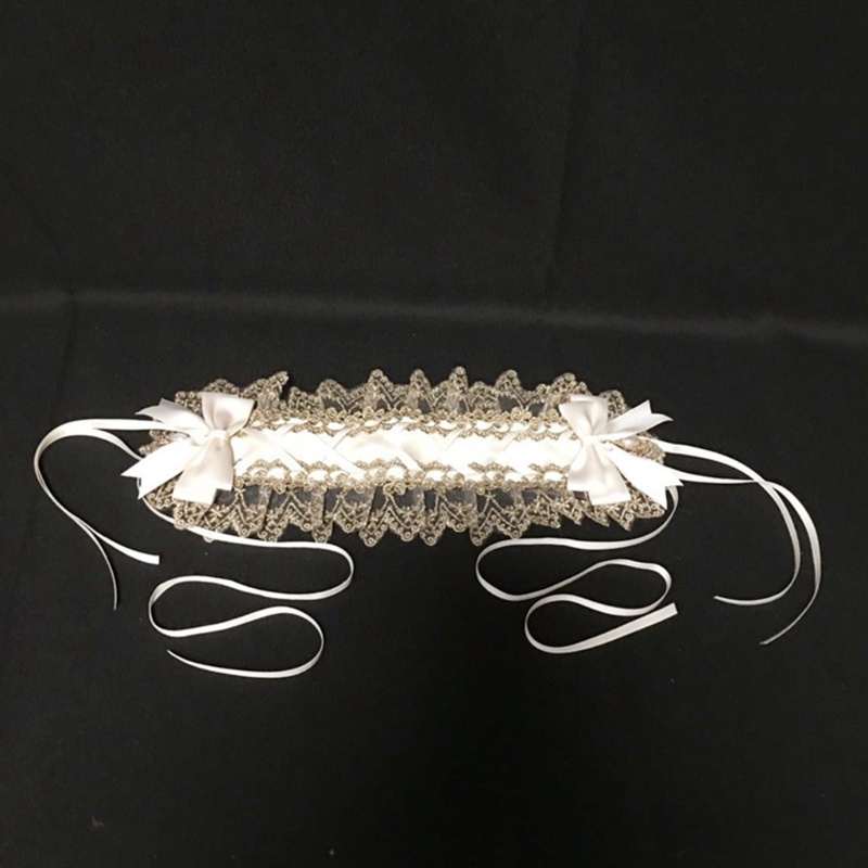 Băng Đô Tai Mèo Phối Ren Và Ruy Băng Phong Cách Lolita Nhật Bản