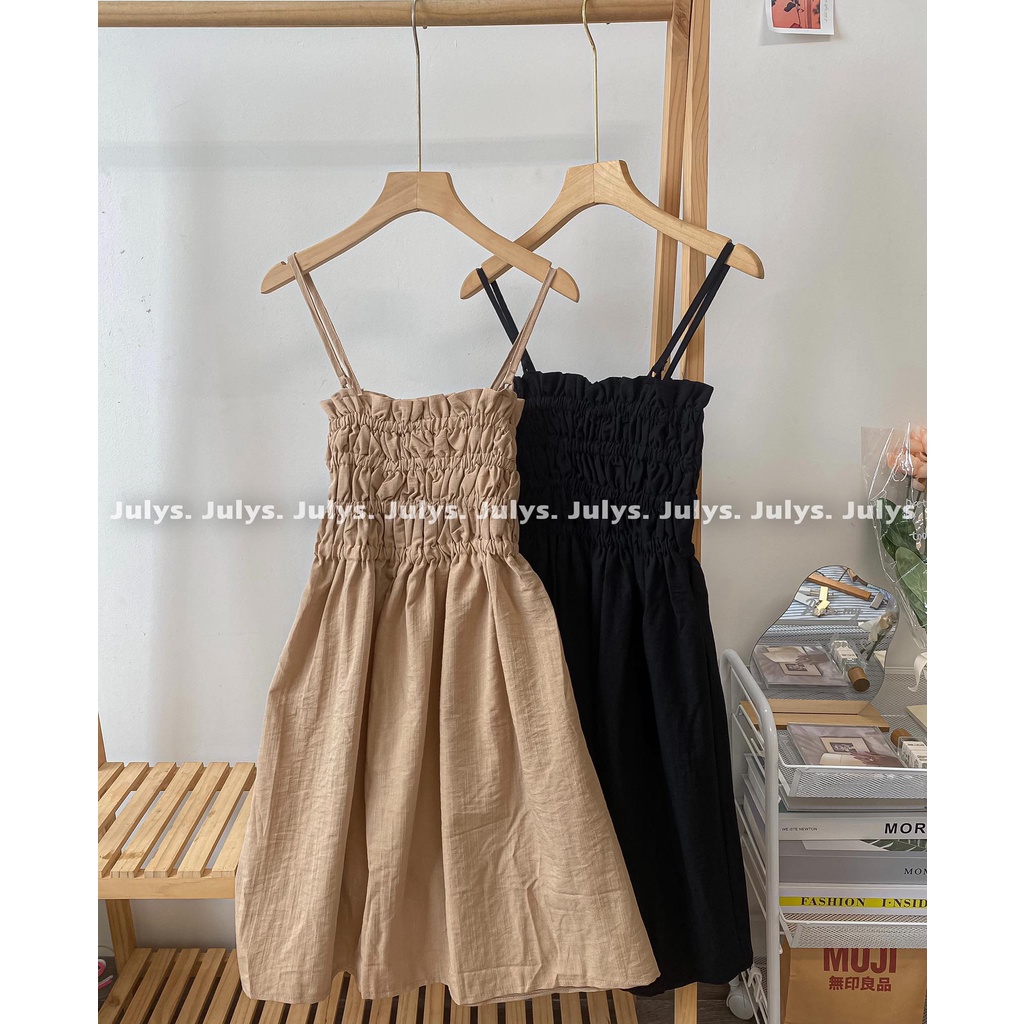 Váy hai dây thân chun co giãn