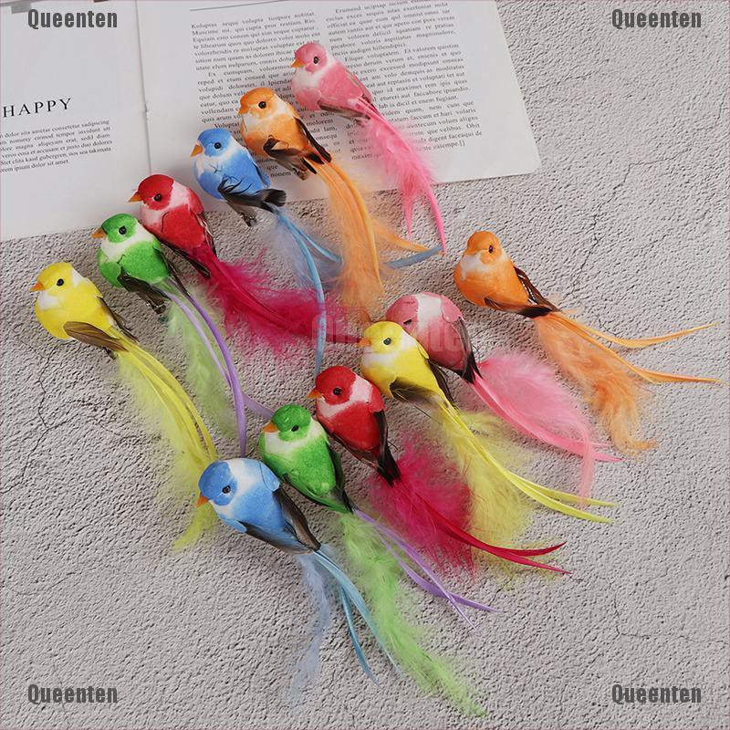 Lông vũ hình chim xinh xắn dùng để trang trí