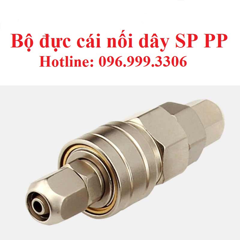 Bộ khớp nối đực cái cắm dây SP-PP khí nén chịu được áp suất cao, đầy đủ kích cỡ giá sỉ