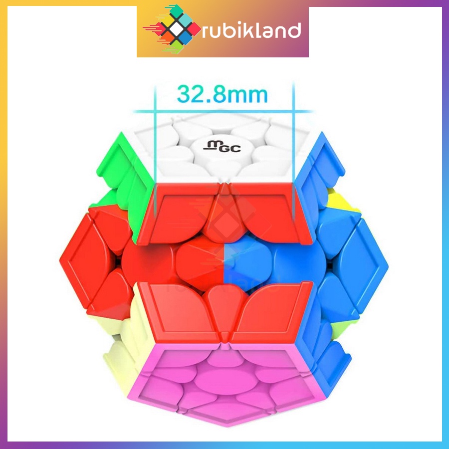 Rubik Megaminx MGC YJ Megaminx M Đồ Chơi Trí Tuệ Rubic Biến Thể 12 Mặt Có Nam Châm