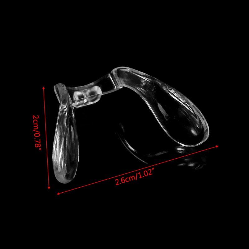 Đệm Mũi PVC Chống Trượt Hình Chữ U Cho Mắt Kính Đọc Sách
