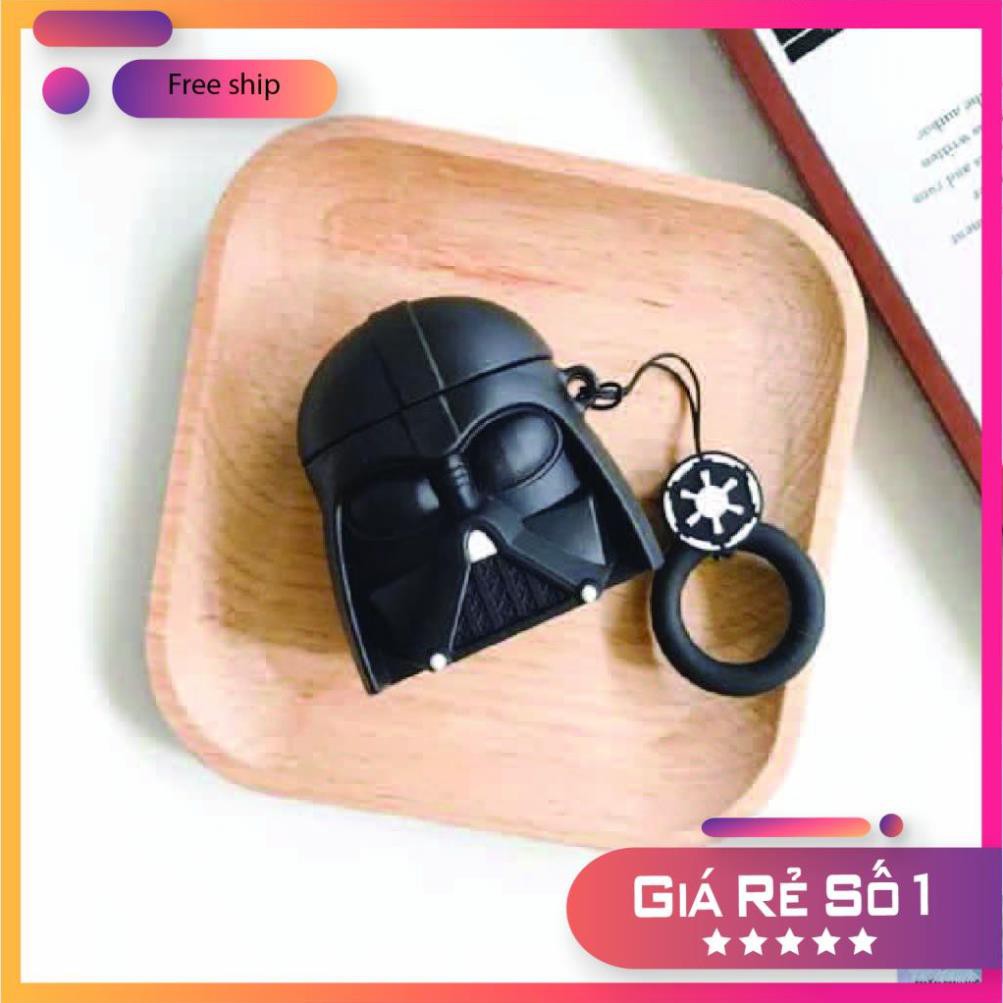 Airpods Case ⚡ Freeship ⚡ DARTH VADER STAR WAR Case Tai Nghe Không Dây Airpods 1/ 2/ i11/ i12/ i18- Châts Case Store