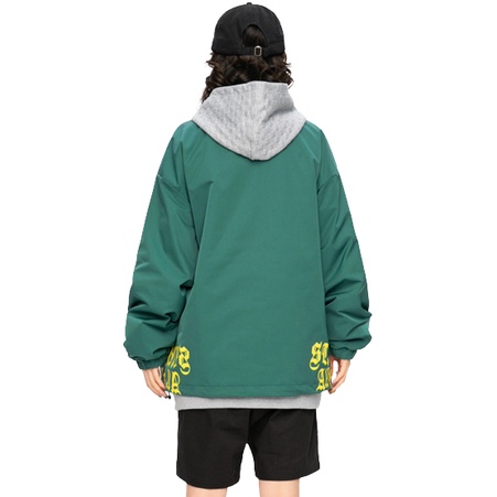 Áo khoác gió nam nữ 2 lớp lót Cotton, kiểu mặc chuẩn form dáng, chống nước ngăn gió