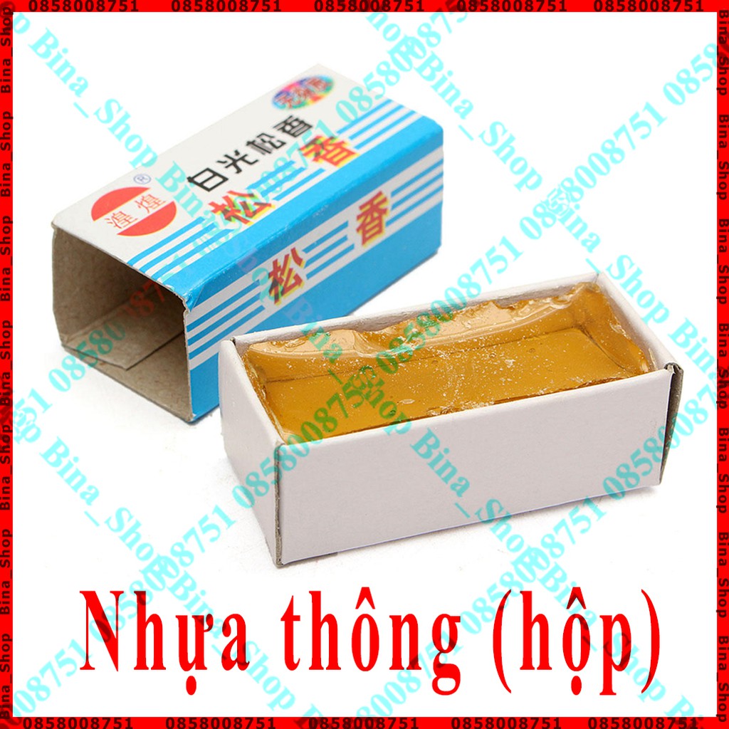 Hộp nhựa thông trợ hàn, hộp giấy 18gram