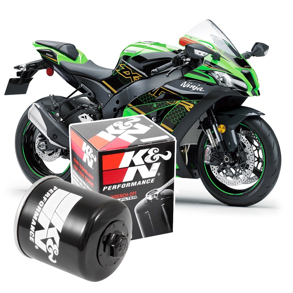 LỌC NHỚT, LỌC DẦU K&amp;N KN-303 CÁC DÒNG XE MOTO KAWASAKI