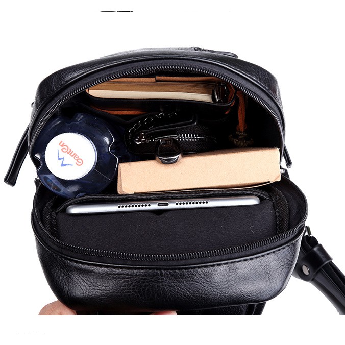 Túi bao tử nam nữ đeo chéo đeo hông thời trang hàn quốc mini đi chơi phong cách trẻ trung cá tính siêu đẹp cute da pu | BigBuy360 - bigbuy360.vn