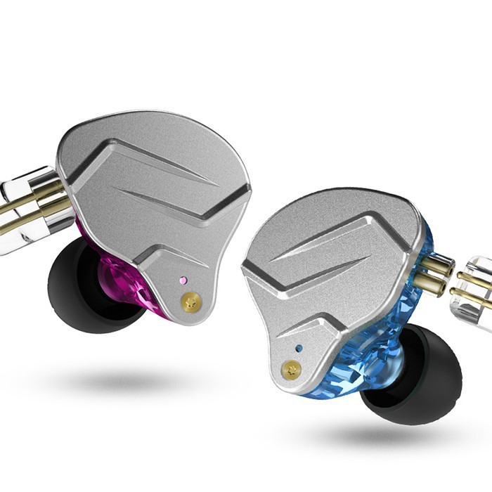 【COOL】KZ ZSN Pro Metal Earphone, 1BA+1DD Hybrid Technology HIFI Bass Earbuds