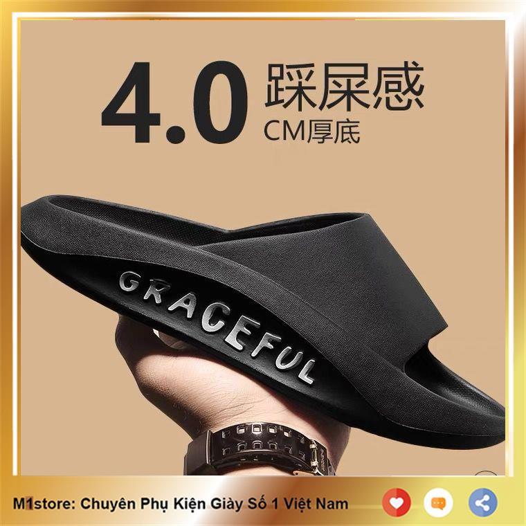 Dép Bánh Mì Đi Bộ size Lớn Thời Trang Hàn Quốc Chống Trượt Chống Mài Mòn Cho Nam