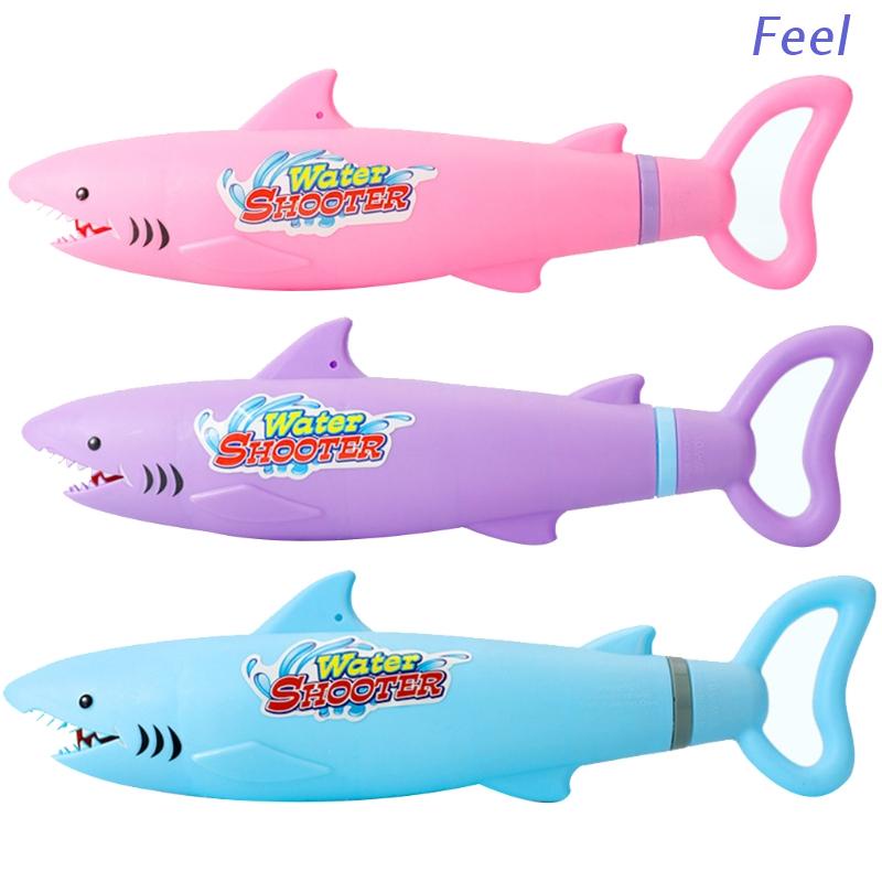 Súng Nước Hình Cá Mập Đồ Chơi Ngoài Trời Sức Chứa Lớn Cho Trẻ Em