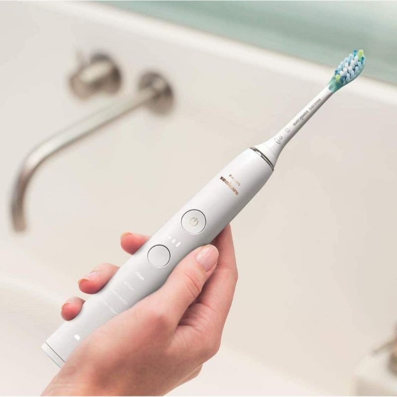 Set 2 bàn chải điện Philips Sonicare Diamond Clean HX9914/55 (Hàng Đức)