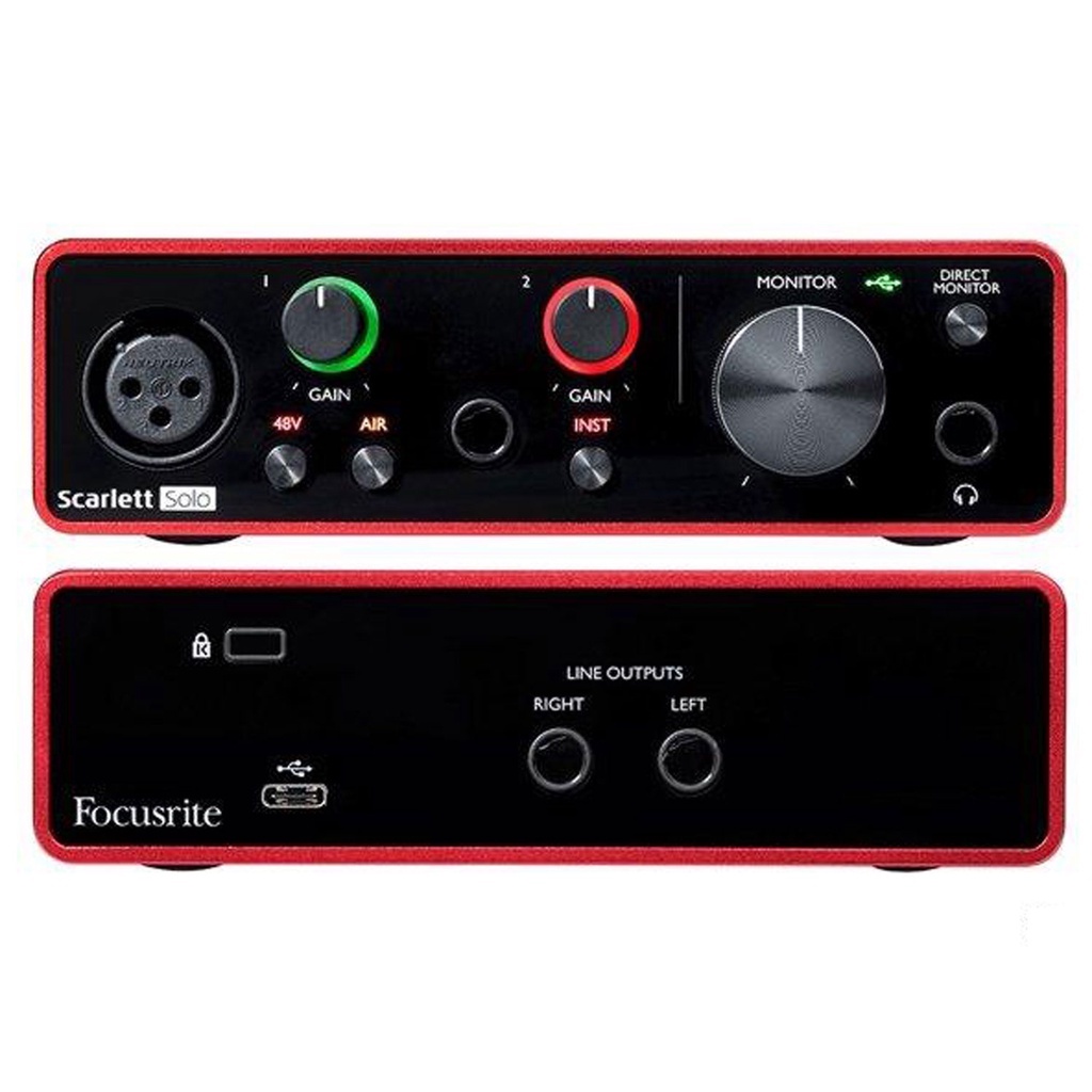 Sound Card thu âm Focusrite Scarlett Solo