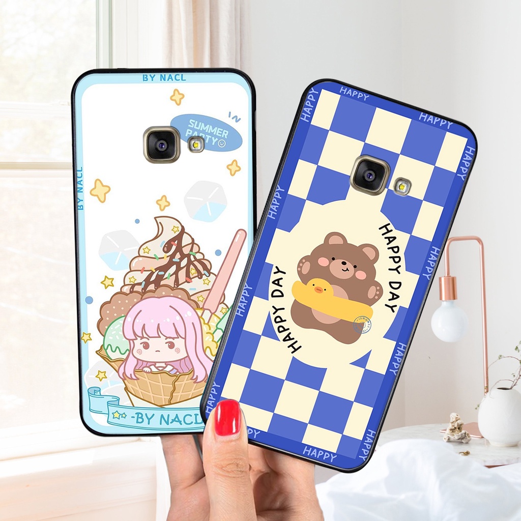 Ốp lưng Samsung Galaxy A3 2016 / A310 in hình 3D gấu mới nhất - sang - chảnh - ĐẸP- BỀN