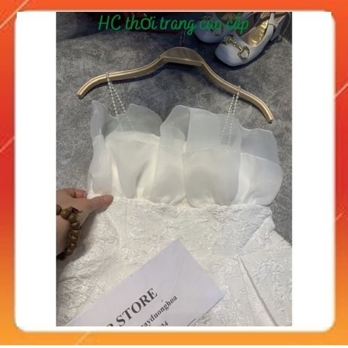 ঔৣĐầm xòe 2 dây ngọc _ Váy thiết kế 2 dây cao cấpঔৣ