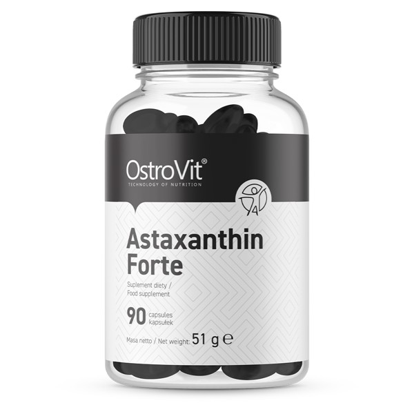 Thực Phẩm Bổ Sung Ostrovit Astaxanthin 4mg, Tăng Cường Đề Kháng, Ngăn Ngừa Ung Thư - Hộp 90 viên