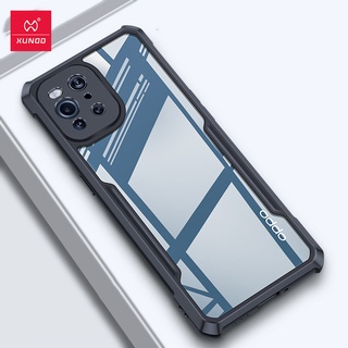 Ốp điện thoại trong suốt chống sốc cho OPPO Find X3 /Find X3 Pro XUNDD