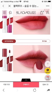 Son kem lỳ Black Rouge