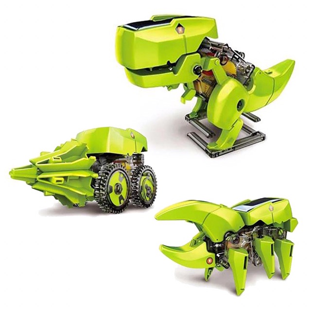 Đồ Chơi Giáo Dục Stem - Lắp Ráp Robot Khủng Long Biến Hình Chạy Bằng Năng Lượng Mặt Trời 218