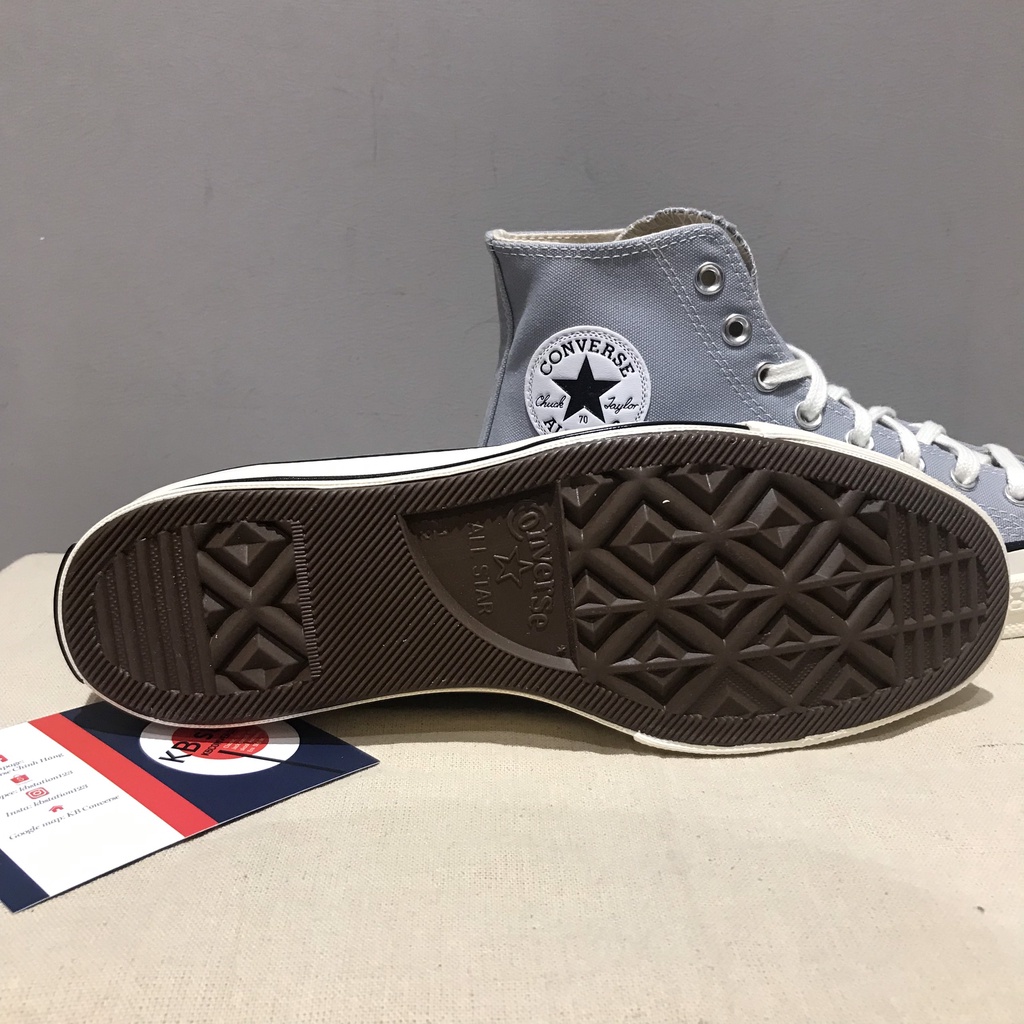 Giày Converse 1970s cổ cao xám xanh nhạt