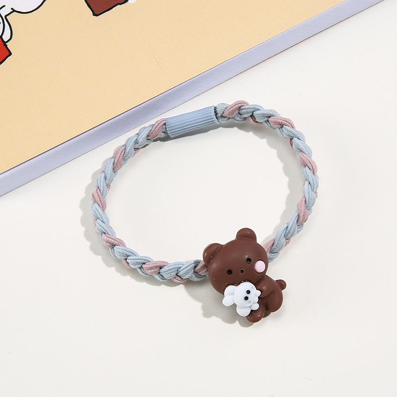 1 Cặp vòng tay mặt thỏ hoạt hình có chuông từ tính cho cặp đôi