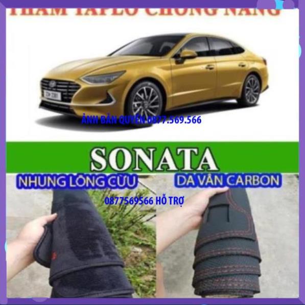 THAM TAPLO DA VÂN GỖ HUYNDAI SONATA THẢM TRẢI LÓT TAPLO CAO CẤP 3 LỚP CHỐNG TRƯỢT CHỊU NHIỆT XE HƠI BAO HÀI LÒNG