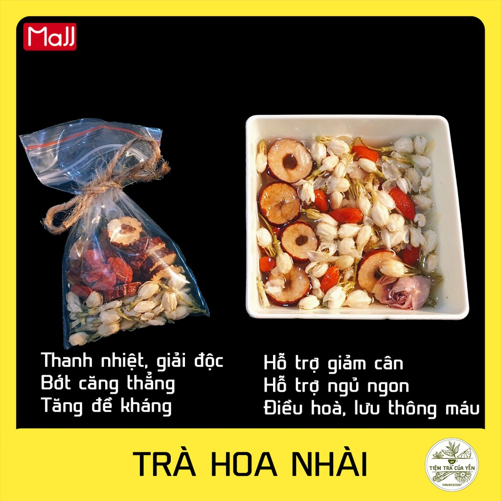 Trà Hoa Nhài - Trà thanh nhiệt, giải độc, bớt căng thẳng