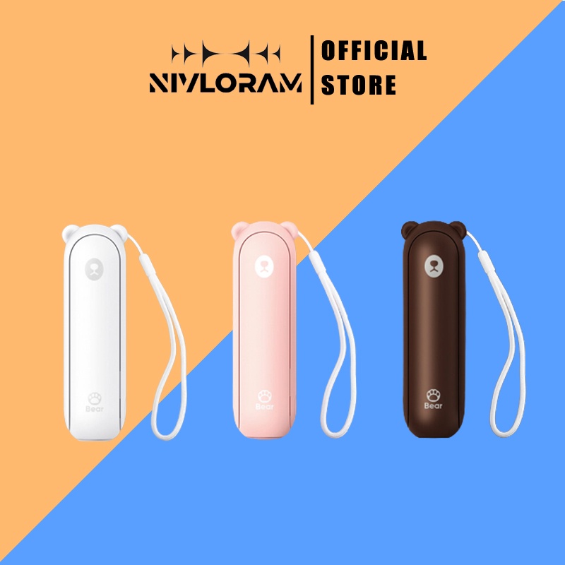 Quạt cầm tay đa chức năng Quạt cầm tay nhỏ 4800mAh Quạt sạc di động 3 trong 1 kiêm đèn pin và pin dự phòng