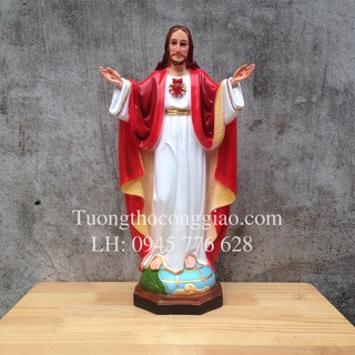 Tượng Chúa Kito Vua 50cm composite