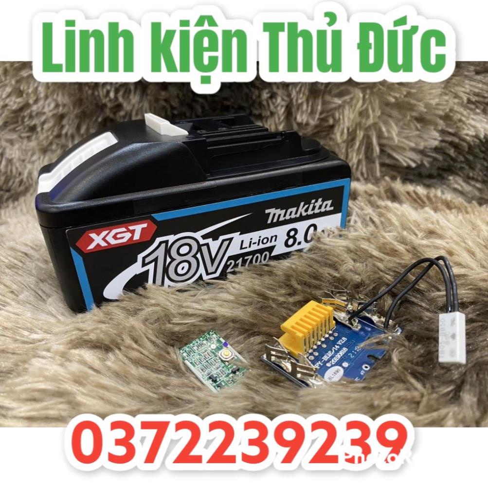 Lktd BN. Vỏ mạch Makita 5s-2p 18V 8AH cell 21700 , Led báo pin, nhận sạc zin và có tem đáy.
